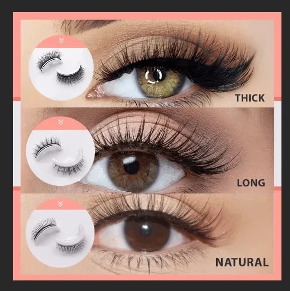 🔥LAST DAY - BUY 1 GET 1 FREE🔥🎉Reusable Adhesive Eyelashes!